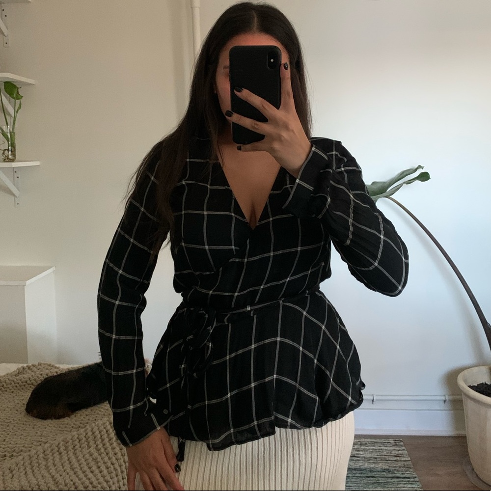 [LOFT] WRAP TOP